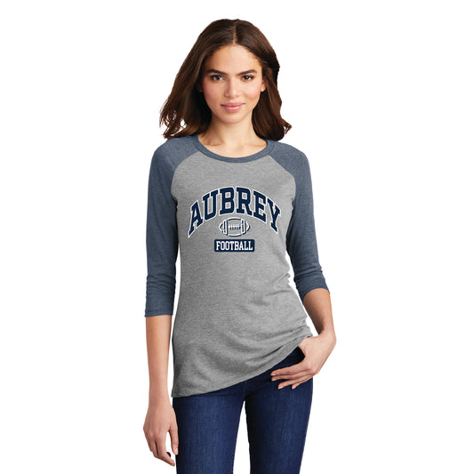 Aubrey Football Women's 3/4 Sleeve Shirt